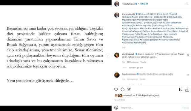 Mete Başkan öldü mü? Mesut Akusta Teşkilat dizsinden ayrıldı mı?