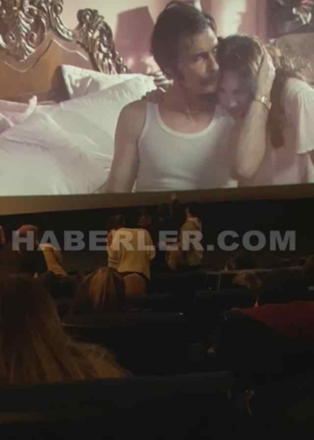 Dilber Ay'ın oğlu olduğunu söylediğini adam, Bergen'in filminde olay çıkardı! Hakaret ve uçuştular