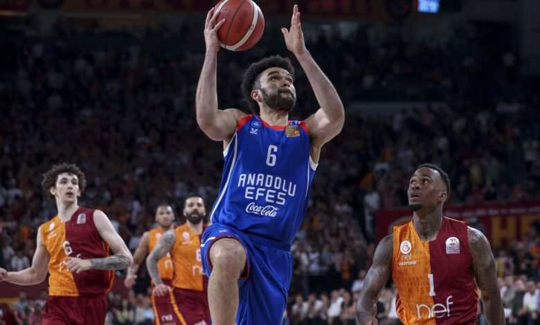 Anadolu Efes - Galatasaray Nef 5.maçı ne zaman, saat kaçta, hangi kanalda? Şifreli mi, şifresiz mi?