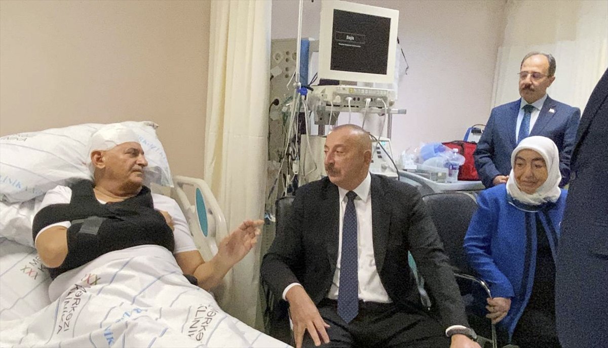 İlham Aliyev, Binali Yıldırım ı ziyaret etti #1