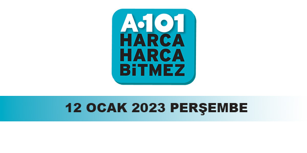 A101 afişi 12 Ocak – 19 Ocak 2023 Perşembe ürünleri