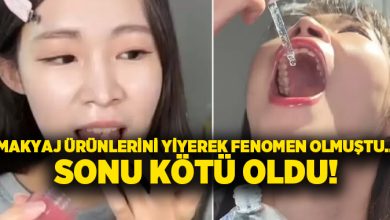 Makyaj ürünlerini yiyerek fenomen olmuştu.. Sonu kötü oldu!