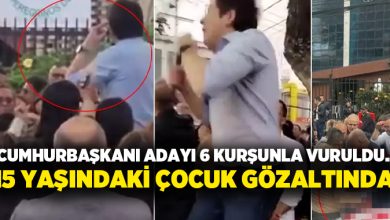 Cumhurbaşkanı adayı 6 kurşunla vuruldu.. 15 yaşındaki çocuk gözaltında!
