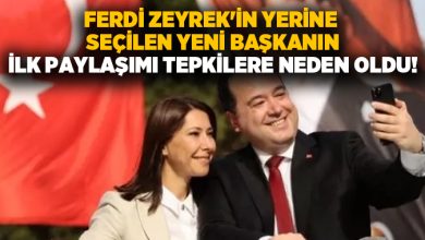 Ferdi Zeyrek’in yerine seçilen yeni başkanın ilk paylaşımı tepkilere neden oldu!
