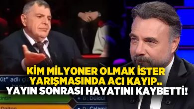 Kim Milyoner Olmak İster yarışmasında acı kayıp.. Yayın sonrası hayatını kaybetti!