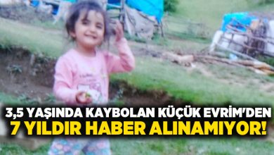 3,5 yaşında kaybolan küçük Evrim’den 7 yıldır haber alınamıyor!