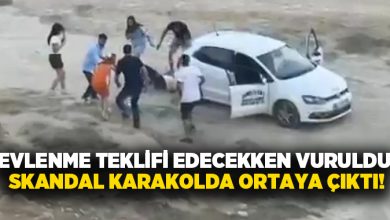 Evlenme teklifi edecekken vuruldu.. Skandal karakolda ortaya çıktı!