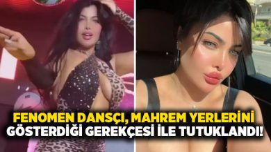 Fenomen dansçı, mahrem yerlerini gösterdiği gerekçesi ile tutuklandı!