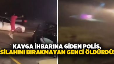 Kavga ihbarına giden polis, silahını bırakmayan genci öldürdü!