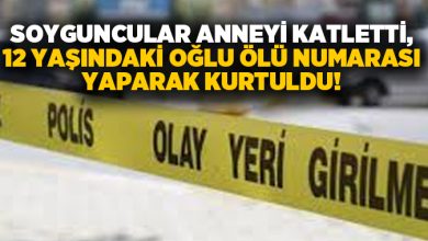 Soyguncular anneyi katletti, 12 yaşındaki oğlu ölü numarası yaparak kurtuldu!