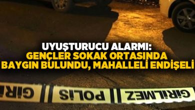 Uyuşturucu alarmı: Gençler sokak ortasında baygın bulundu, mahalleli endişeli