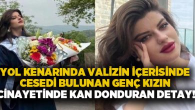 Yol kenarında valizin içerisinde cesedi bulunan genç kızın cinayetinde kan donduran detay!