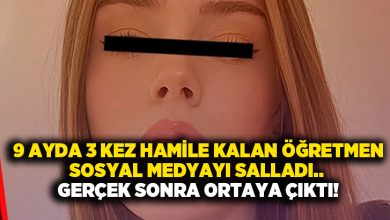 9 ayda 3 kez Hamile kalan öğretmen sosyal medyayı salladı.. Gerçek sonra ortaya çıktı!