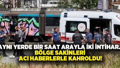 Aynı yerde bir saat arayla iki intihar.. Bölge sakinleri acı haberlerle kahroldu!