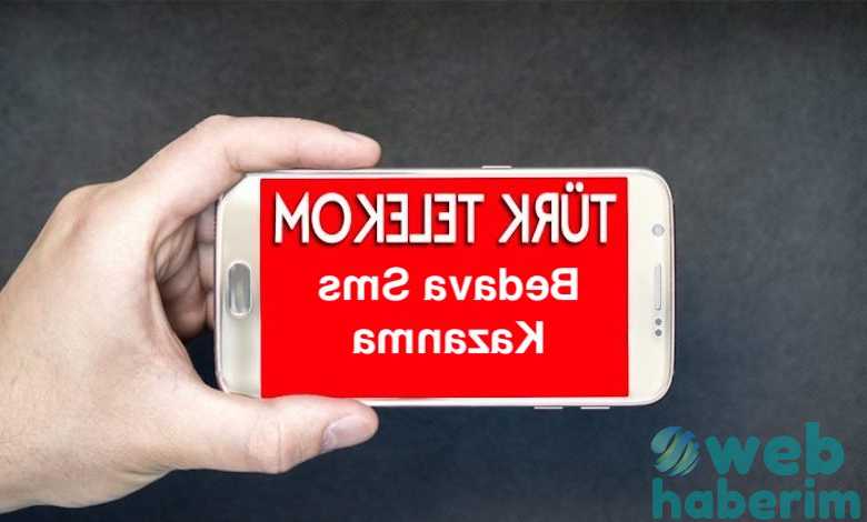 Türk Telekom Bedava SMS Kazanma
