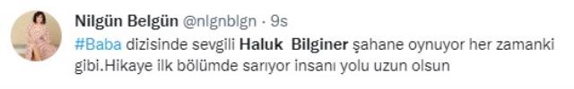 Gruptan sonra Haluk Bilginer, Baba dizisindeki yıllarla alkışlanır