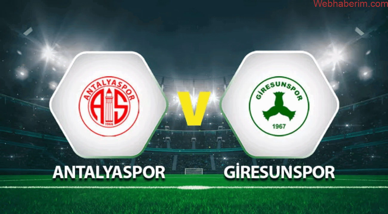 Antalyaspor Giresunspor canlı maç izle