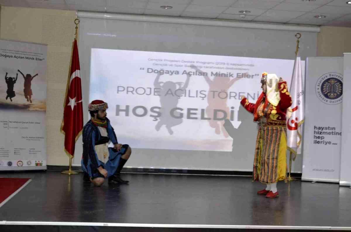 Erzurum’da “Doğaya açılan minik eller projesi” açılış töreni