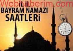 İl İl 2022 Ramazan Bayramı namaz saatleri