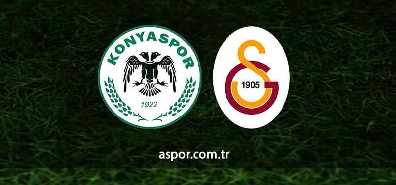 Konyaspor – Galatasaray maçı | CANLI