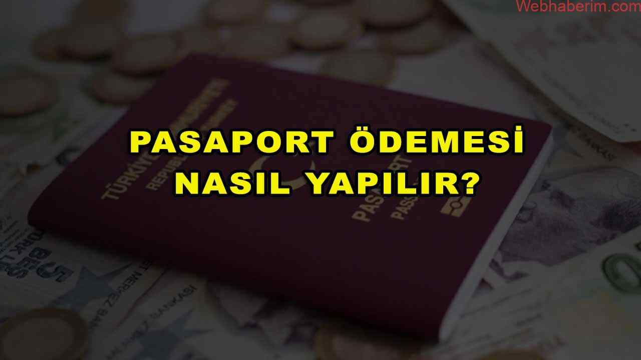 Pasaport Ödemesi Nasıl Yapılır?