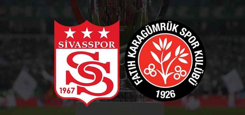 Sivasspor – Fatih Karagümrük maçı ne vakit ve saat kaçta canlı yayınlanacak? (Sivasspor – Fatih Karagümrük Ziraat Türkiye Kupası maçı canlı izle)