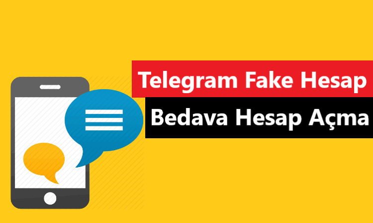 Telegram Fake ( Sahte ) Bedava Hesap Açma