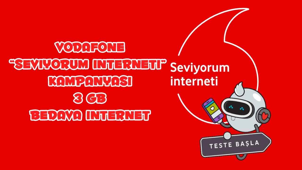 Vodafone Seviyorum İnterneti Testi 2022: (Anket 3 GB Kazan)