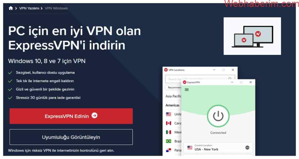 en iyi VPN uygulamalari pc express