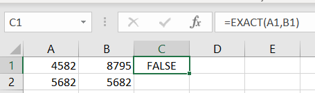 Excel Text Function Results