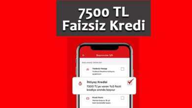 Akbank 7500 TL Faizsiz Kredi 2022