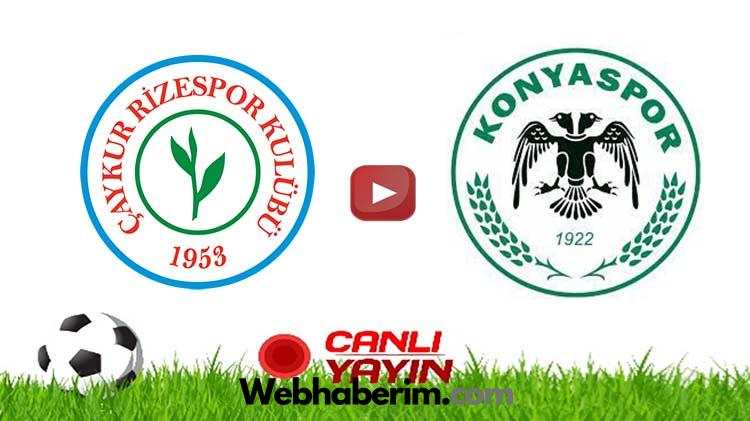Çaykur Rizespor Konyaspor Maçı Canlı izle şifresiz Bein Sports 1 Matbet Tv Rize Konya maçı izle