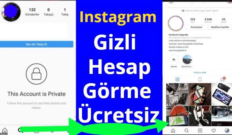 Instagram Gizli Hesap Görme [Ücretsiz] ve Programsız | 2022