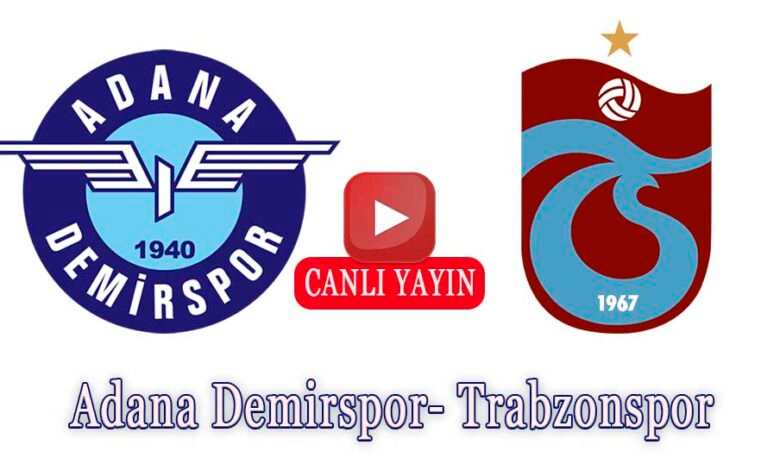 Justin Tv Adana Demirspor Trabzonspor maçı canlı izle şifresiz Bein Sports 1 Jestyayın Trabzonspor maçı CANLI izle bedava