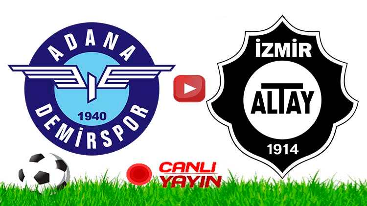 Taraftarium24 Adana Demirspor Altay maçı canlı izle şifresiz Futbolcafe canlı maç izle