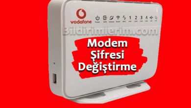 Vodafone Modem Şifre Değiştirme (İnternet Wifi) 2022