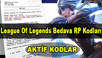 LoL (League Of Legends) Bedava RP Kodları 2022