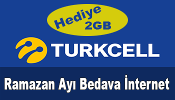 Turkcell Ramazan Ayı Bedava İnternet 2022