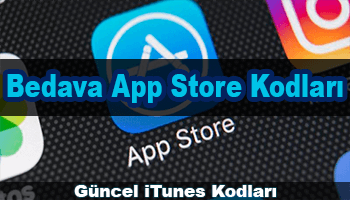 App Store Hediye Kodu ve Bedava iTunes Kodu 2022