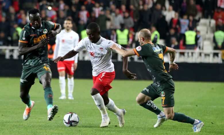 Ziraat Türkiye yarı final:  Sivasspor 1- 1 Alanyaspor | Maç sonucu