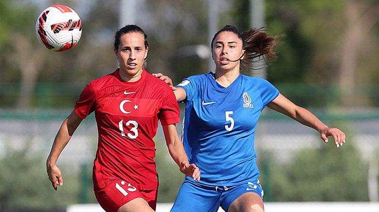 Kadın A Milliler, Azerbaycan’ı 2-0’la geçti