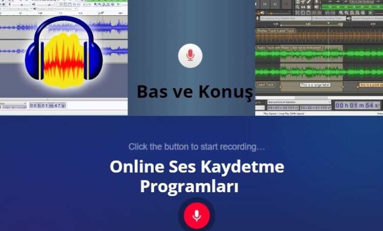 Online Ses Kaydetme Programlari