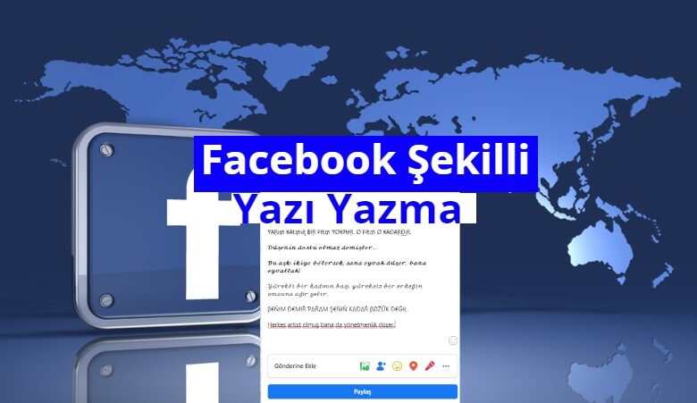 Facebook Sekilli Yazi Yazma