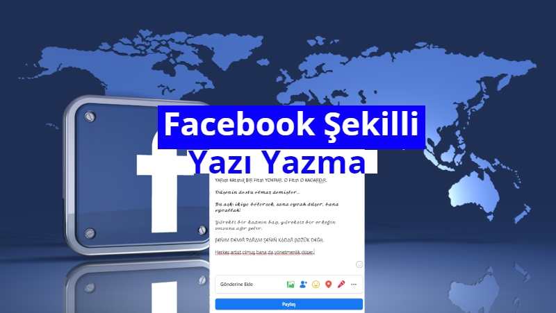 Facebook Şekilli Yazı Yazma – Facebook Şekilli İsim Yazma Programı