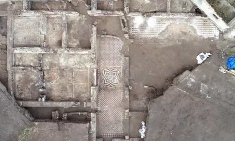 Kayseri’de Anadolu'nun en büyük Bizans mozaiği bulundu