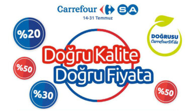 Carrefour market indirim kataloğu 14-31 Temmuz 2022