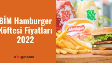 BIM Hamburger Koftesi Fiyatlari 2022