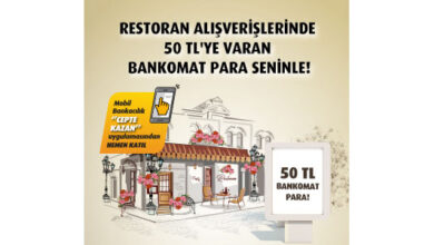 Bankomat restoran kampanyası 1-31 Temmuz 2022