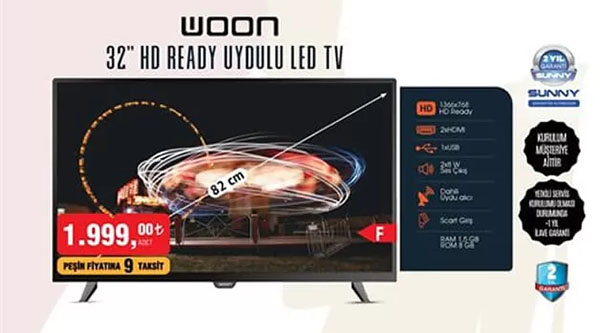 Bim woon tv 32 inç alınır mı? kullanıcı yorumları
