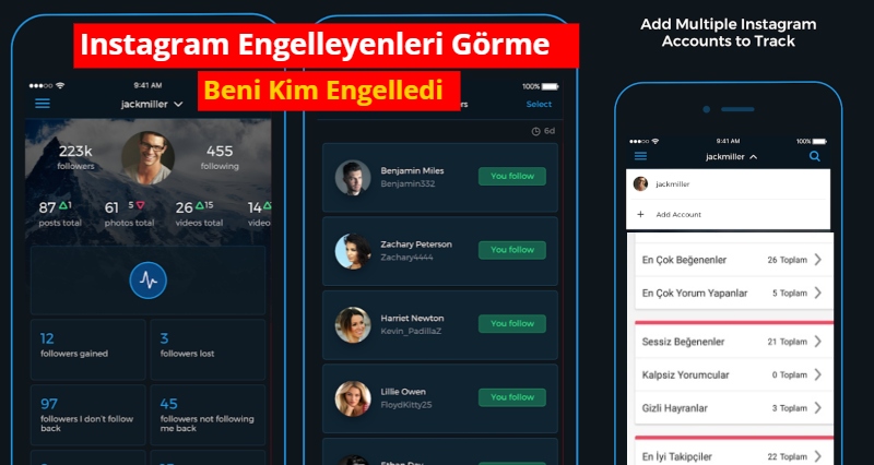 Instagram Engelleyenleri Görme Uygulaması [Android ve iOS] Ücretsiz